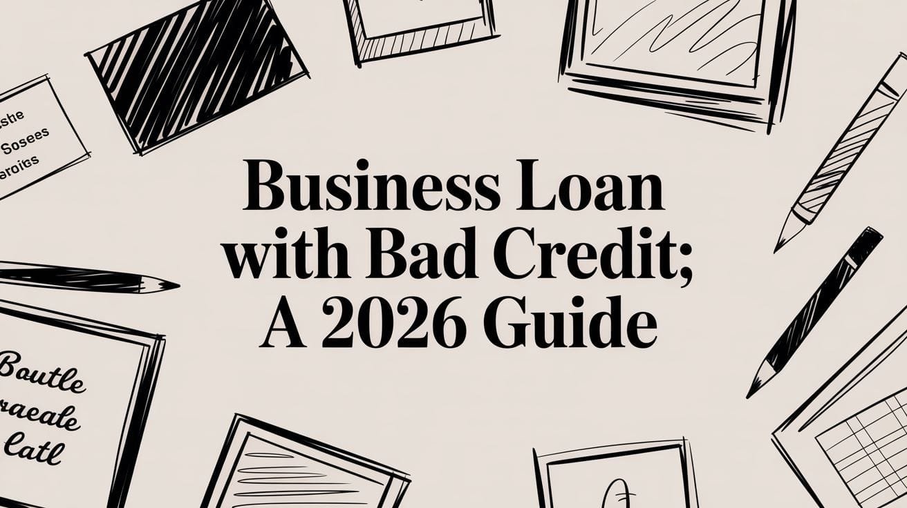 Business Loan With Bad Credit: A 2026 Guide