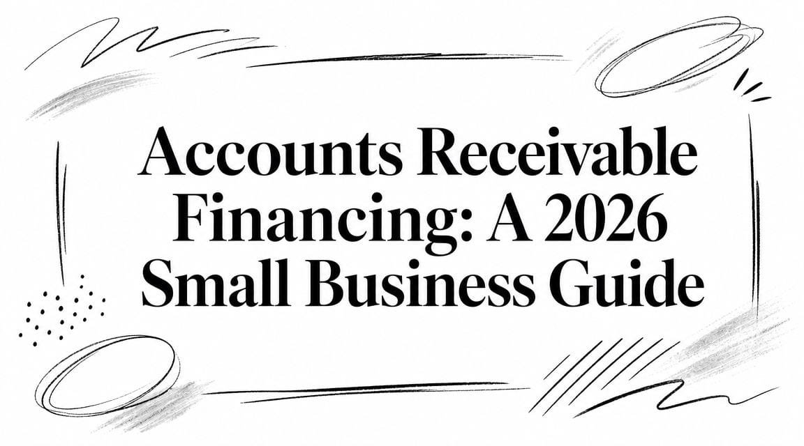 Accounts Receivable Financing: A 2026 Small Business Guide