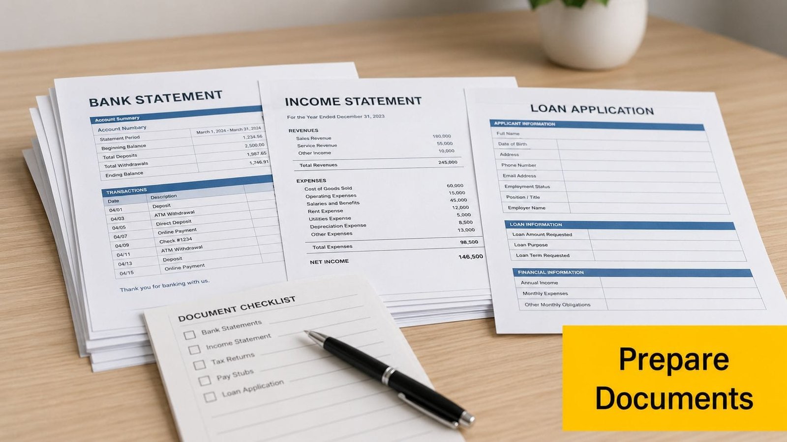 Preparing Your Documents for a Successful Application