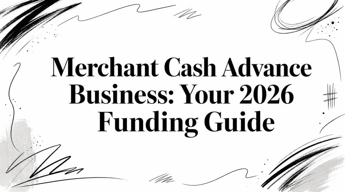 Merchant Cash Advance Business: Your 2026 Funding Guide