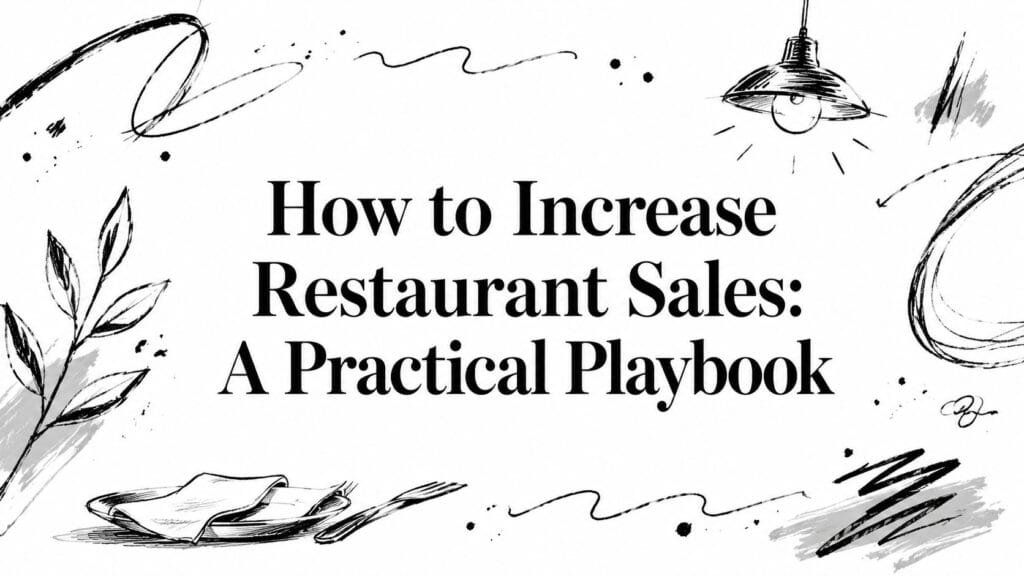 How to Increase Restaurant Sales: A Practical Playbook