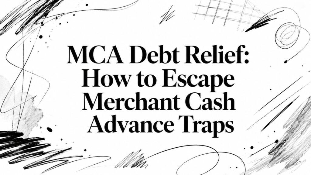 MCA Debt Relief: How to Escape Merchant Cash Advance Traps