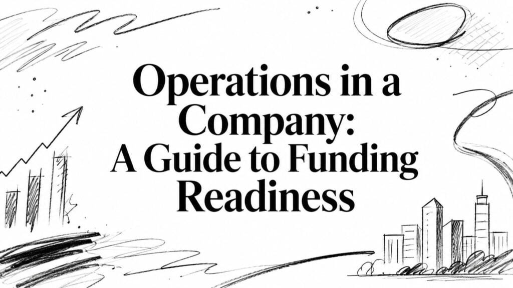 Operations in a Company: A Guide to Funding Readiness