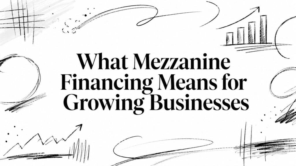 What Mezzanine Financing Means for Growing Businesses